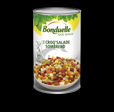 Sombréro minute Croq salade Bonduelle