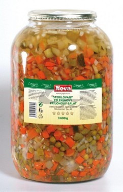 Zeleninové lečo 3,5kg steril sklo